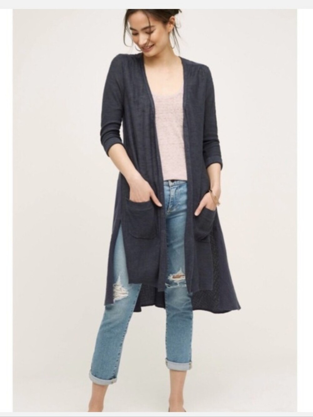 Anthropologie Moth Islet Duster Cardigan